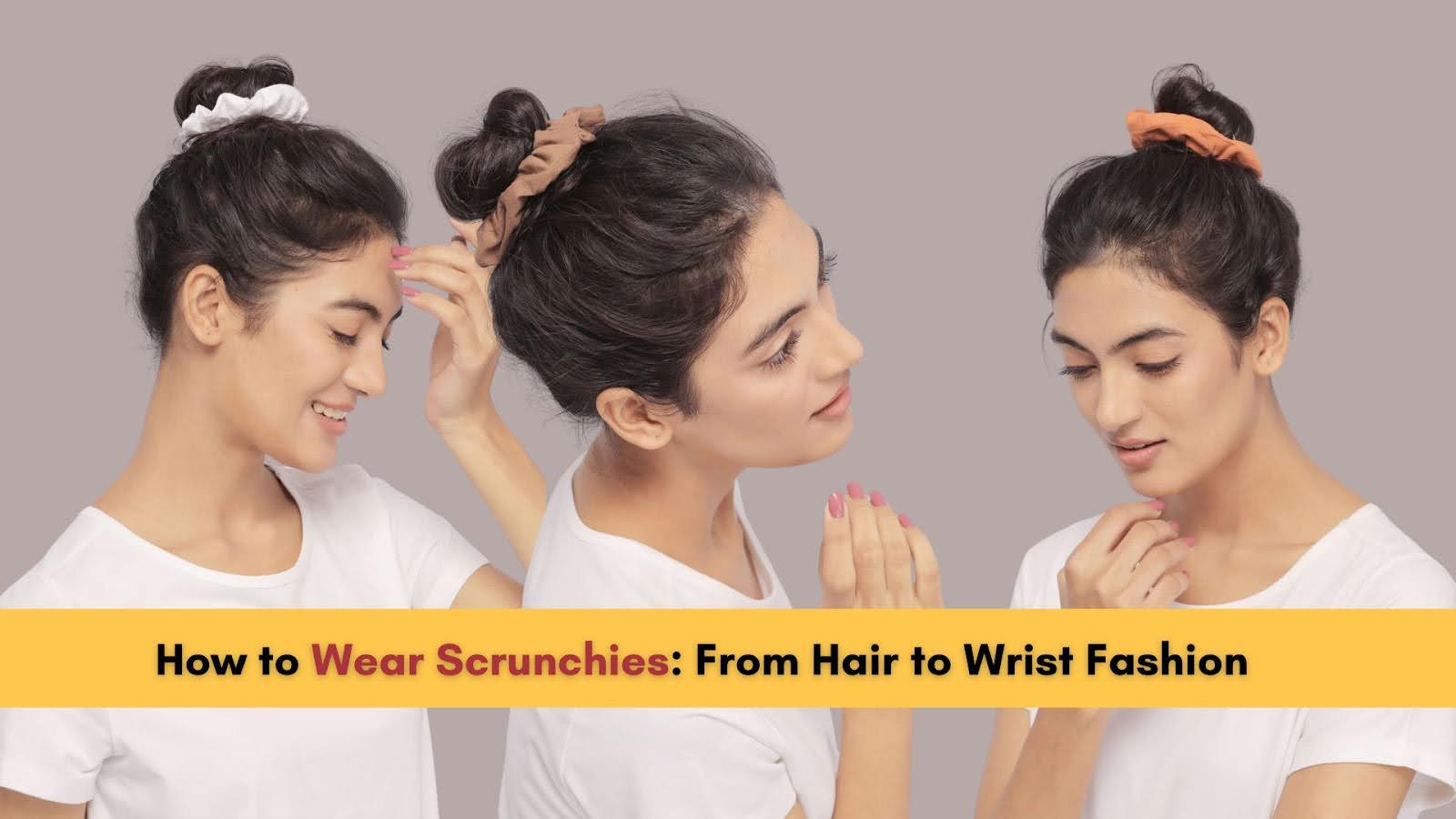 how to wear scrunchies