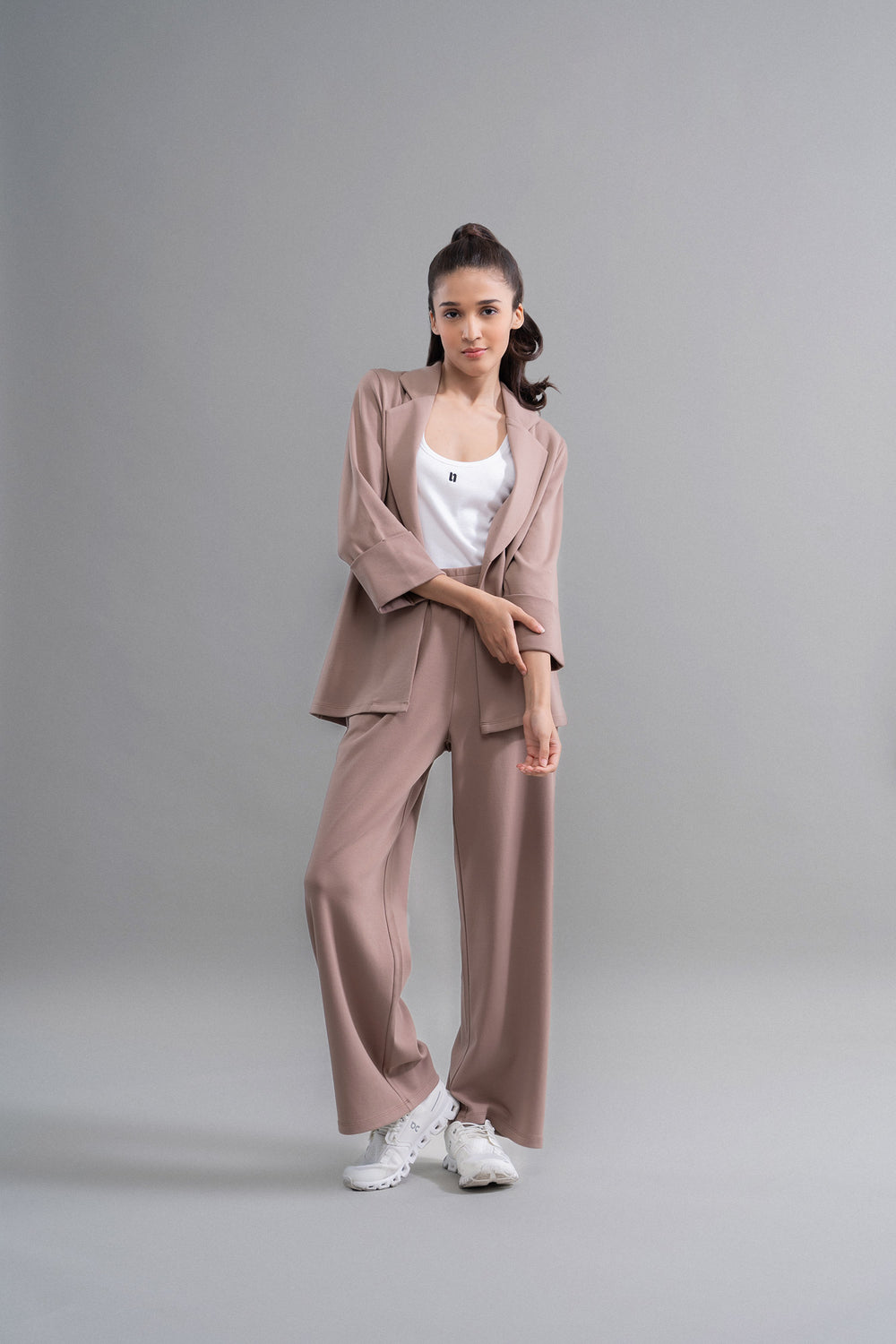 Snugknit® Mocha Flared Pant With Tank Top