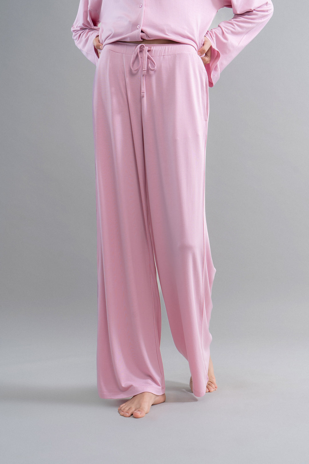 Deep Pink Modal Flared Pajamas