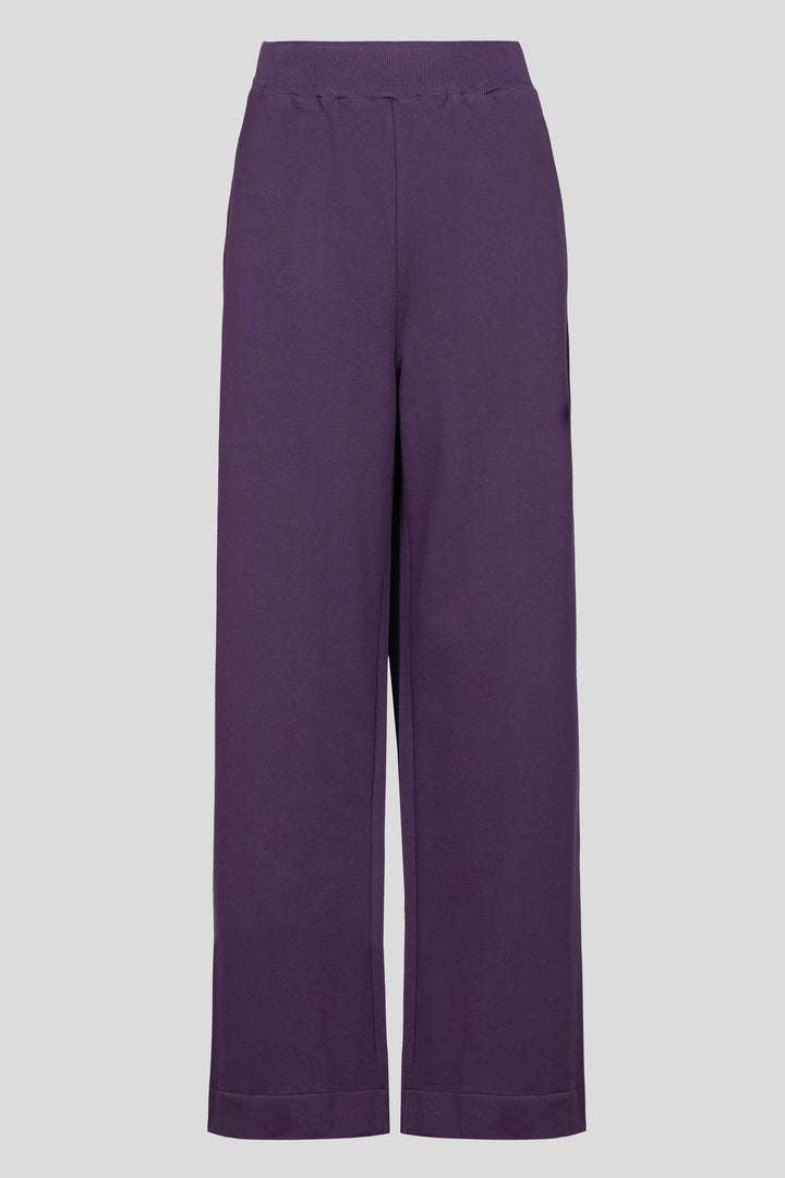 Bordeaux Bamboo Terry All Day Flared Pants