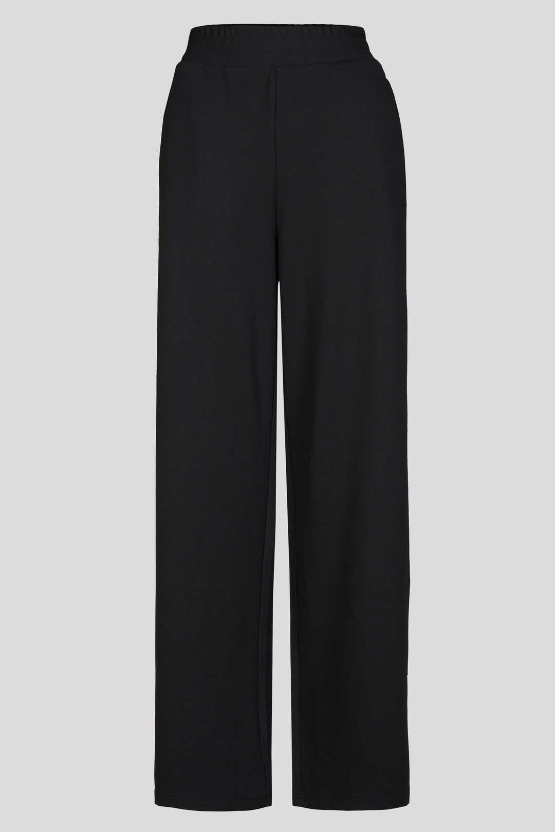 Black All Day Bamboo Terry Flared Pants