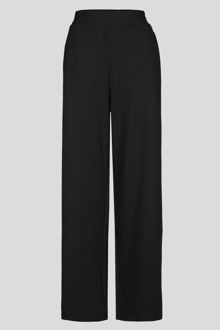 Midnight Black Wide Leg Lounge Pants