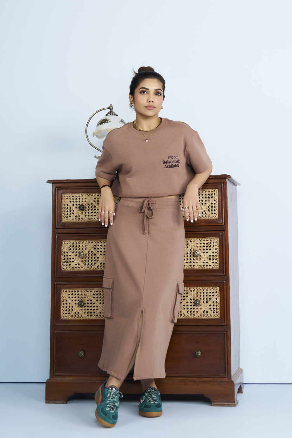 Mocha Terry Hoodie Co-ord Set