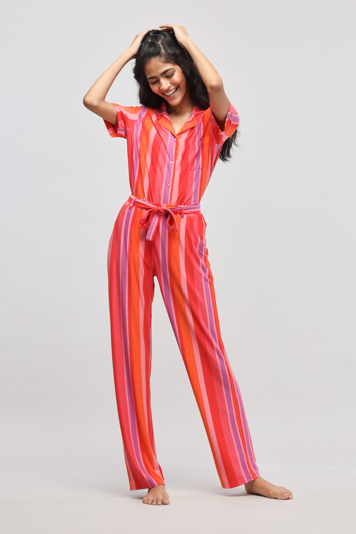 Red Striped Pajamas