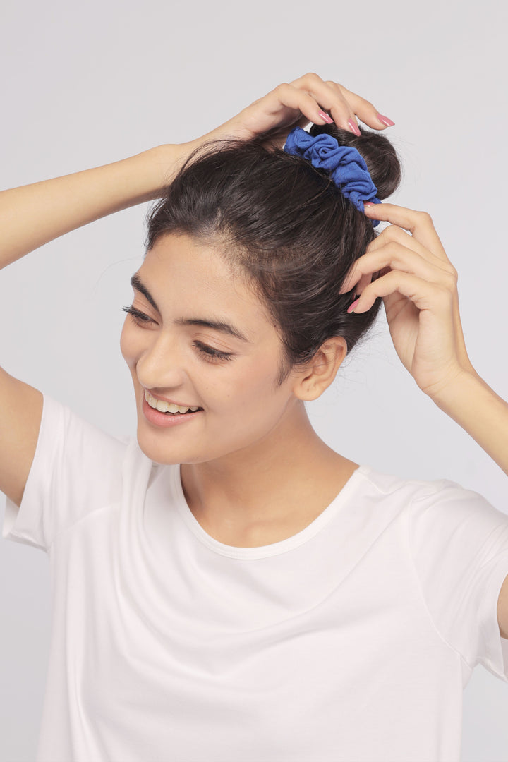 Blue Scrunchie