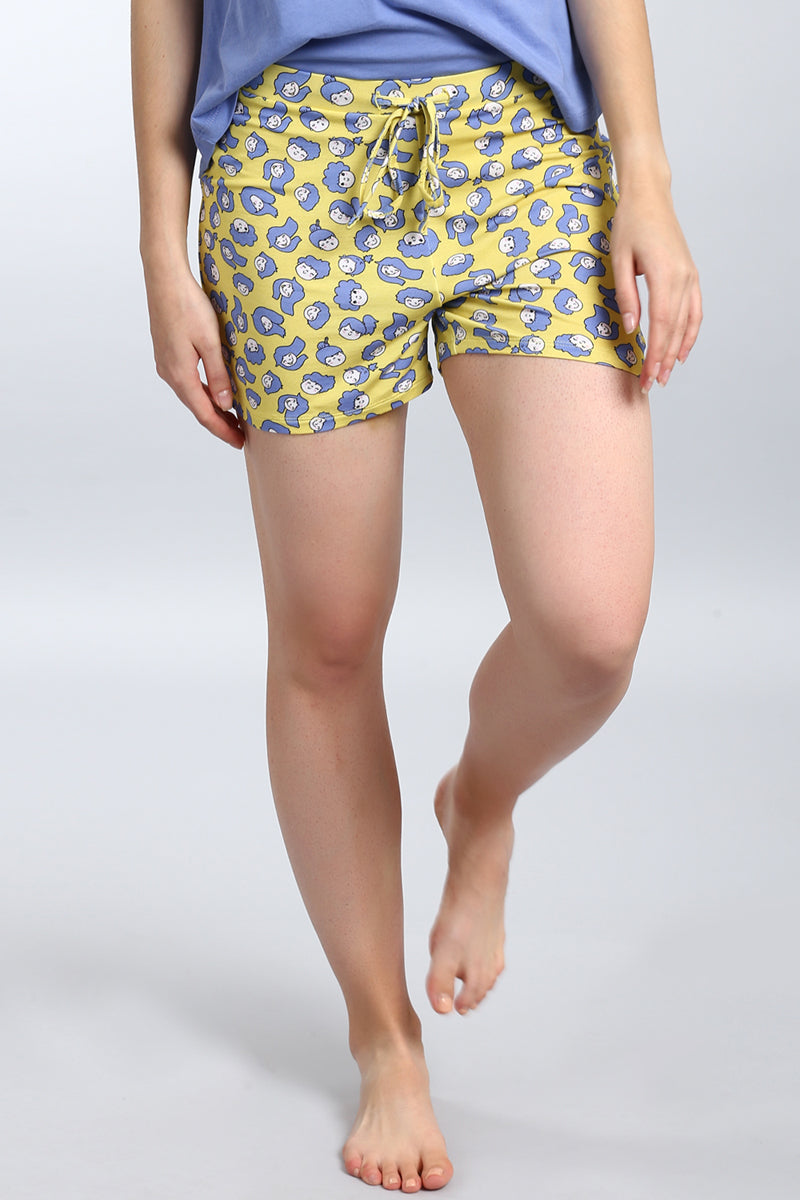 Happy Girl Shorts Set featuring vibrant printed shorts for summer comfort.