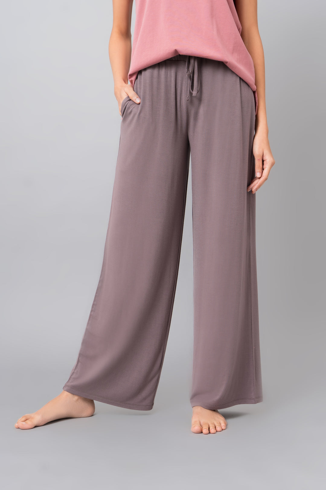 Sweet Oak Flared Lounge Set featuring comfy, stylish lounge pants.