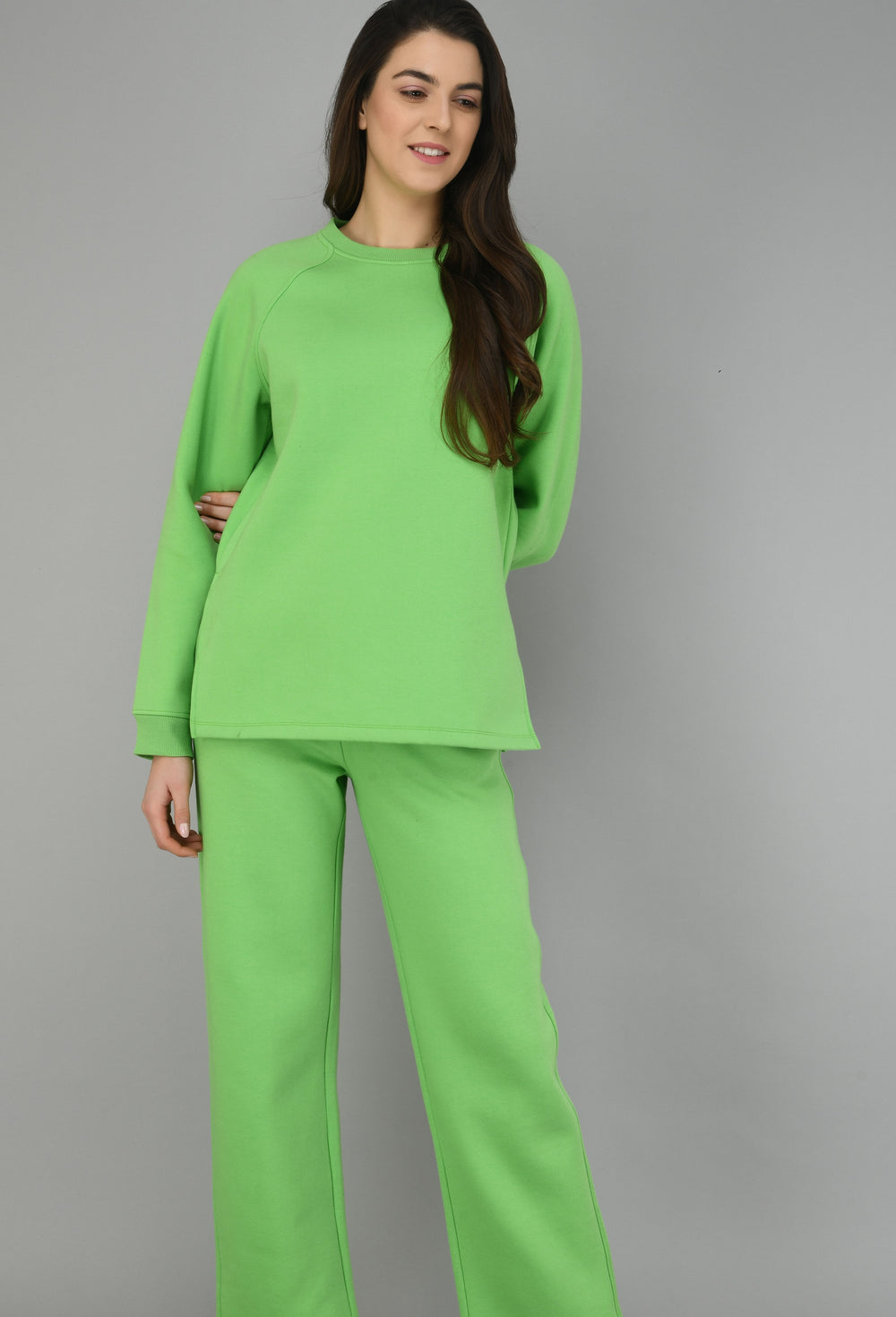 Glam Green Fleece Lounge Set