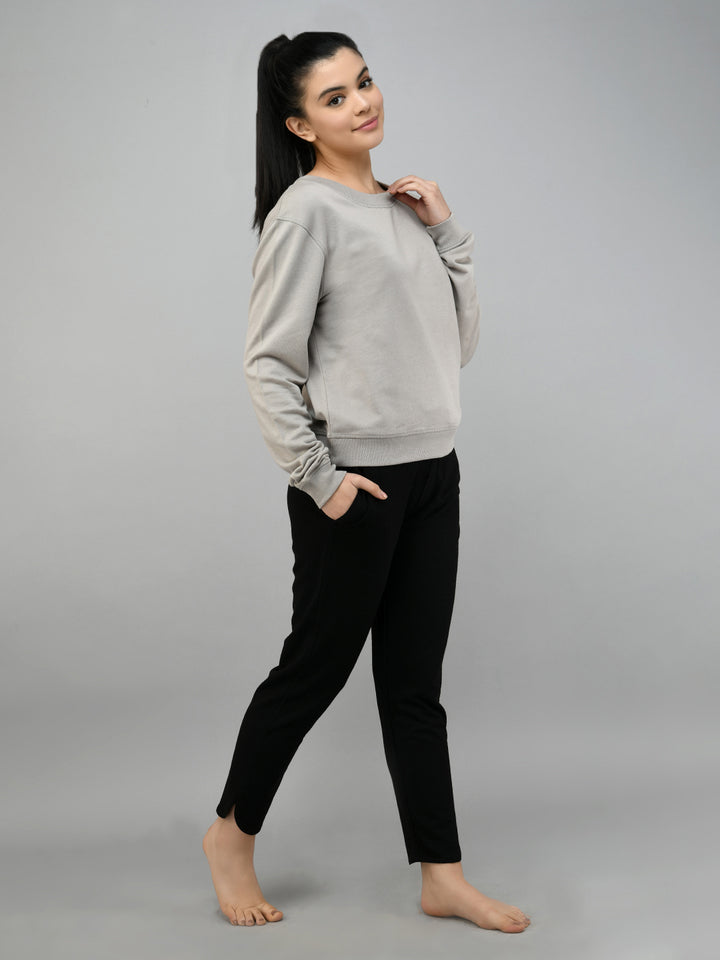 On The Move Black Jogger Set for comfortable and stylish casual wear.