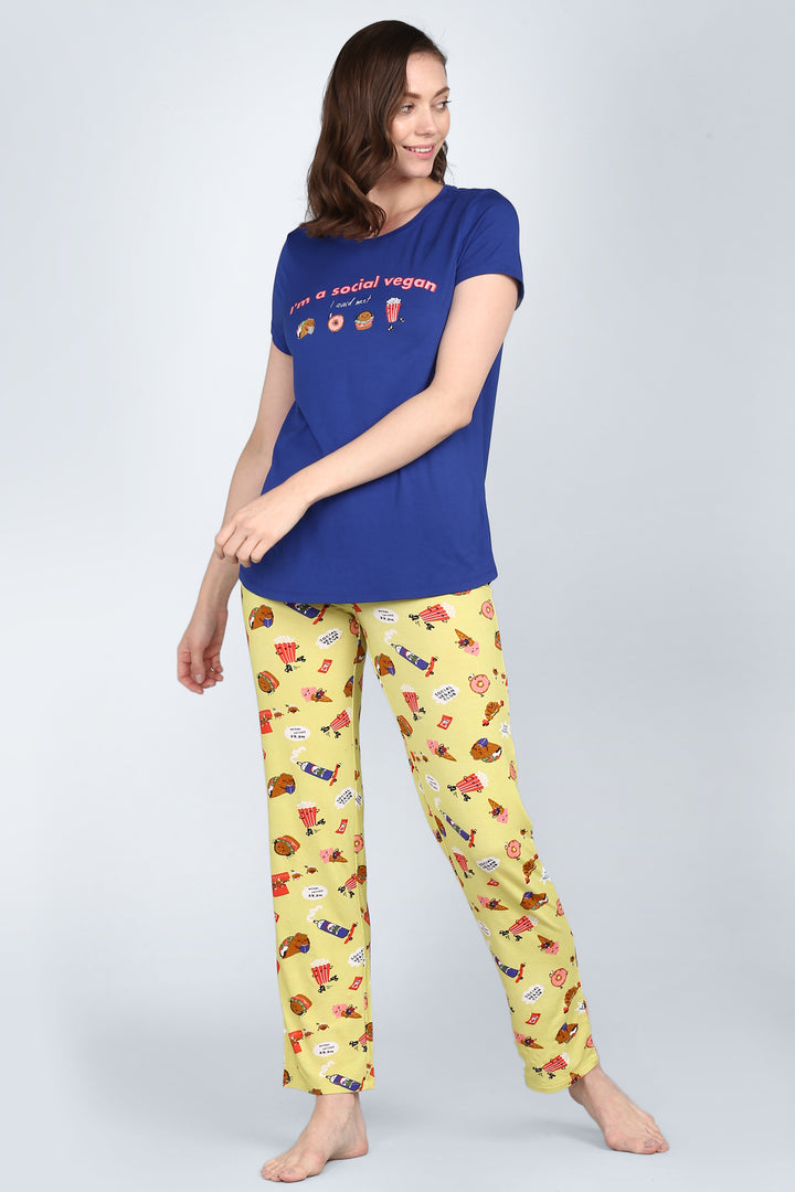 Social Vegan Pajama Set.