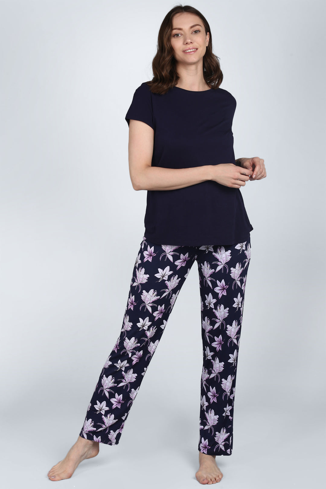 Happy Blossoms Pajamas featuring a floral design and comfortable fit.