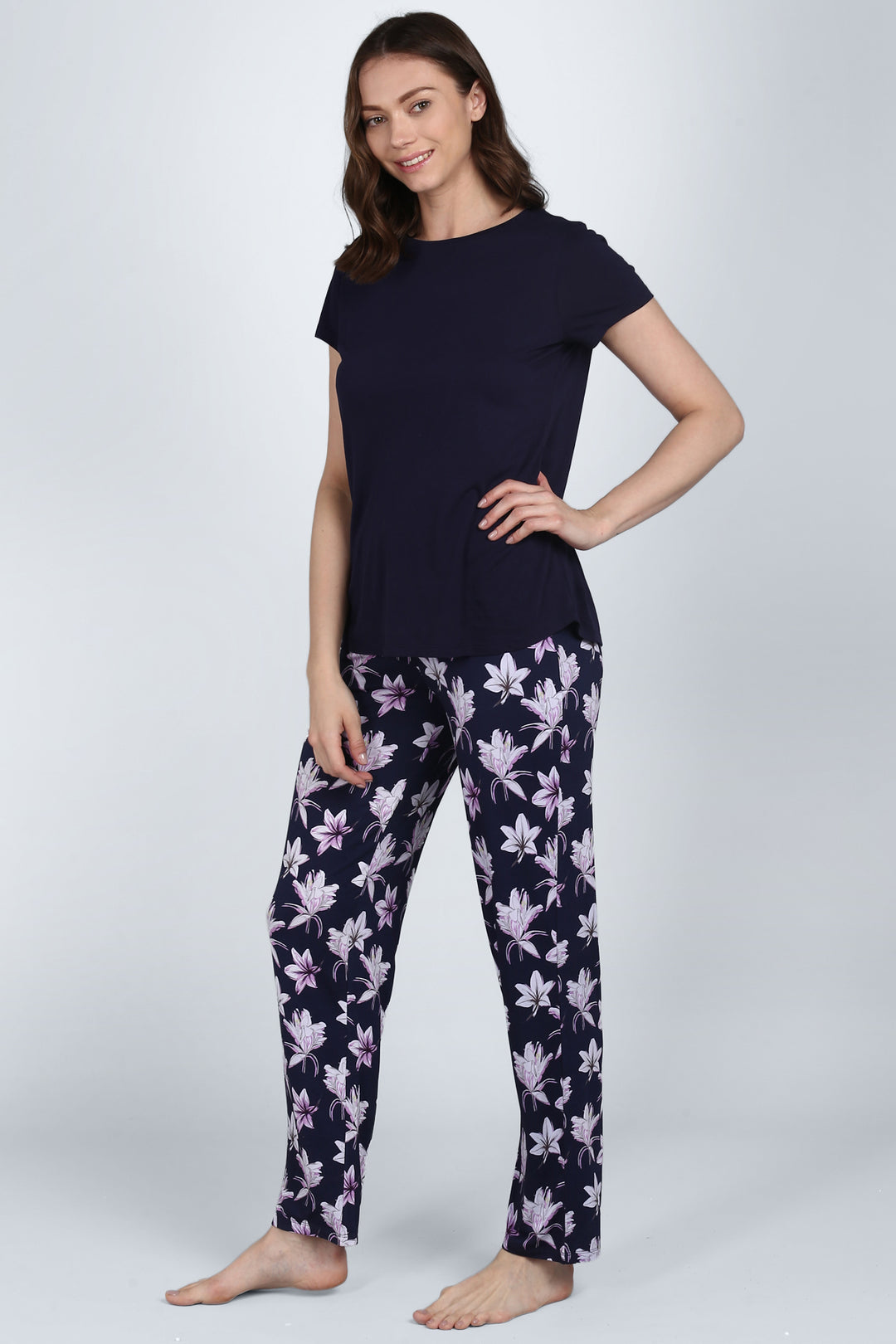 Happy Blossoms Pajamas featuring a floral design and comfortable fit.