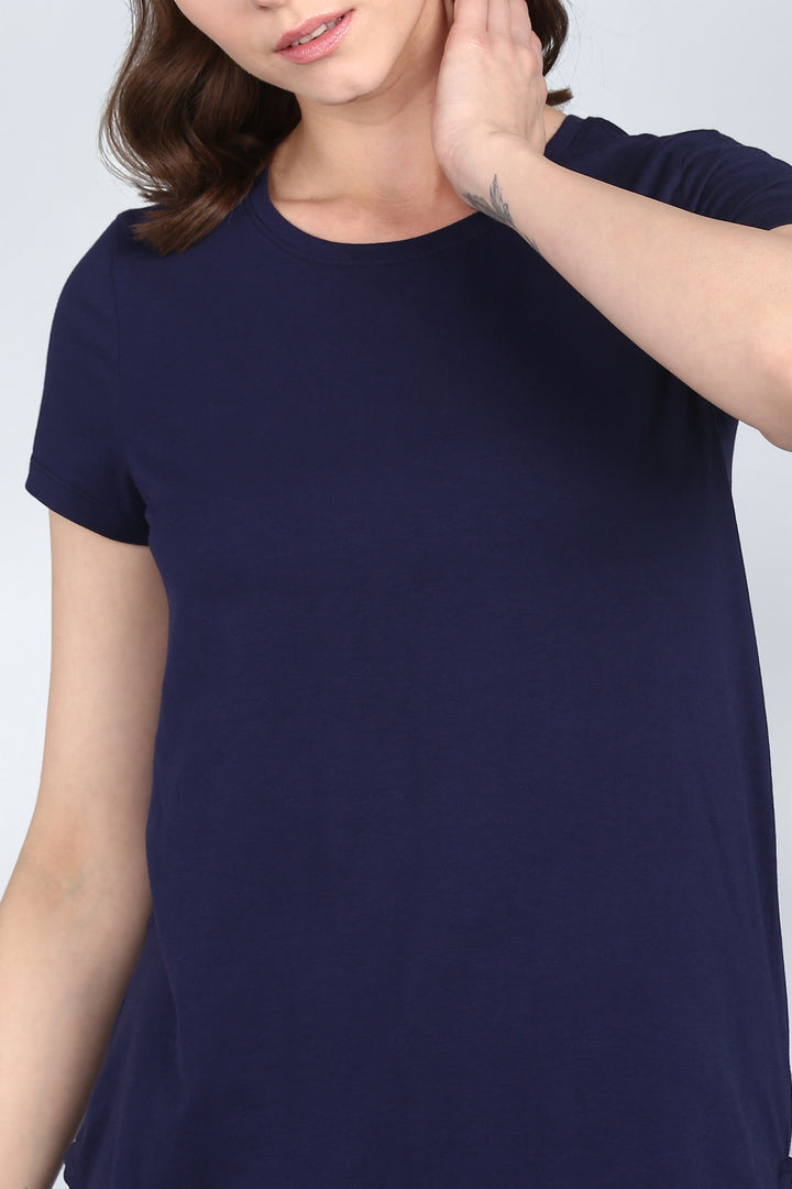 Royal Blue Long Top for stylish casual wear and comfort.