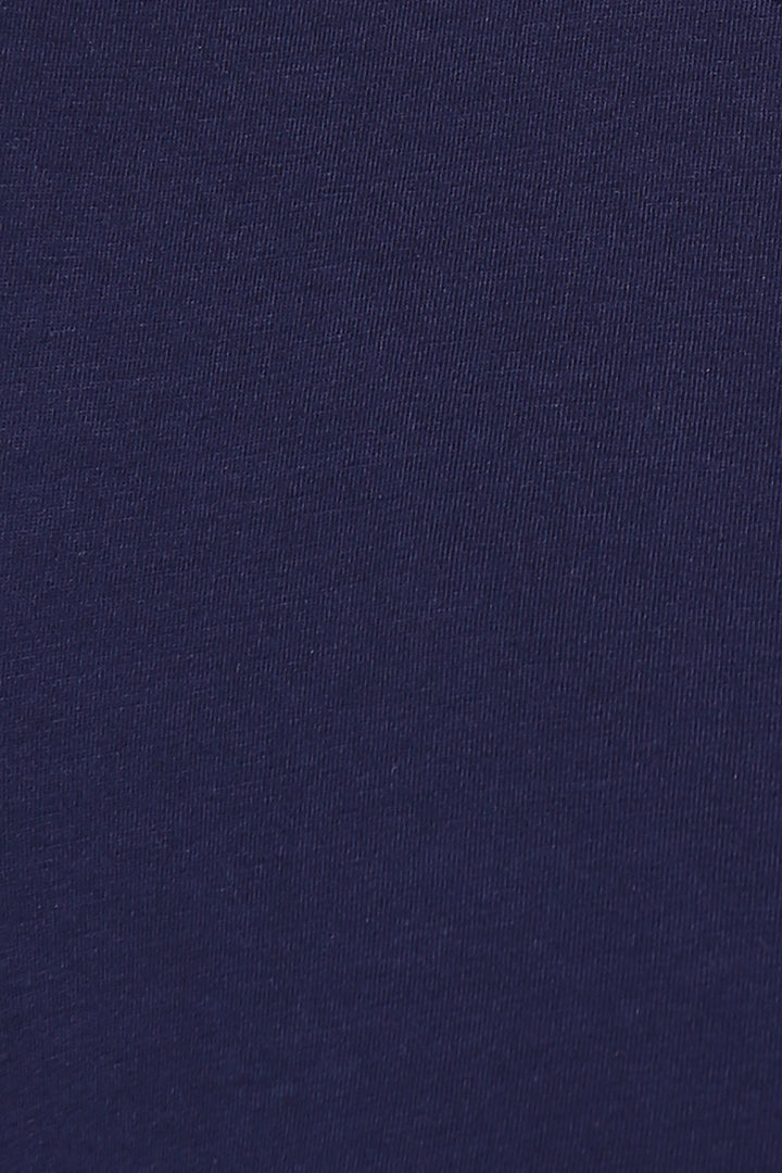 Royal Blue Long Top fabric close-up for stylish casual wear.