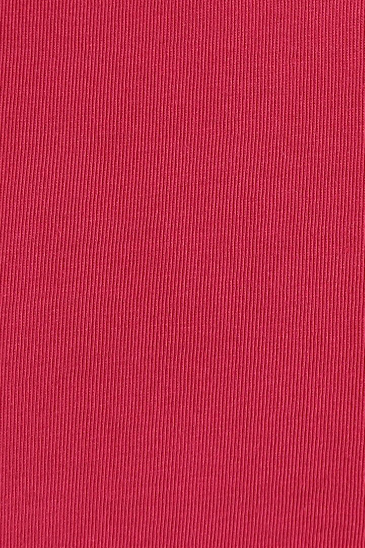 Roseate Lounge Set fabric in vibrant pink ribbed texture.