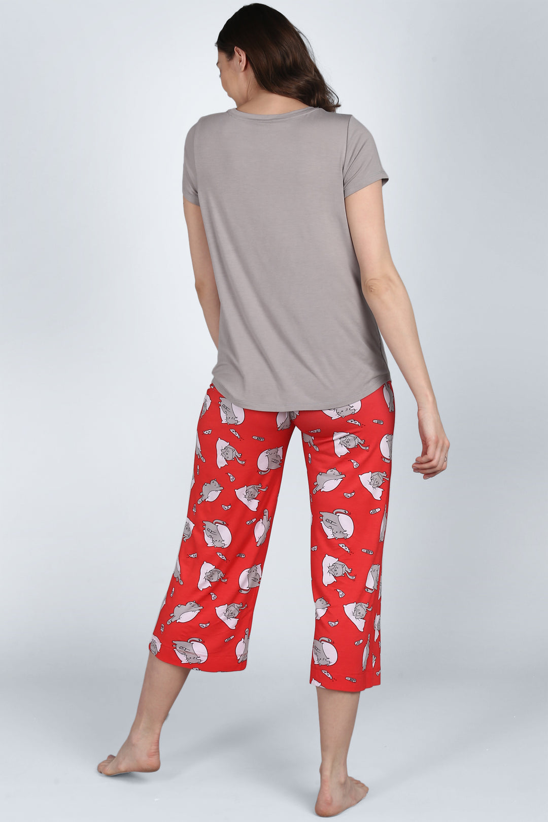 Lazy Cat Pajama Set.