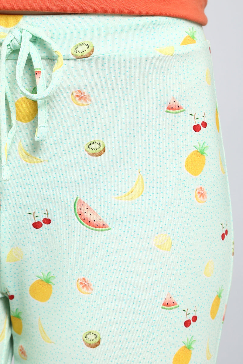 Berry Blast Pajama Set featuring colorful fruit print and comfortable fabric.