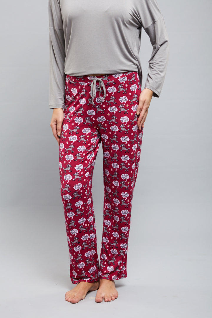 Cozy Style Queen Pajamas featuring a stylish floral pattern.