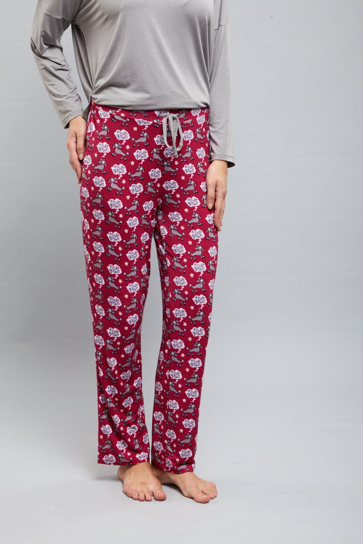 Comfortable Style Queen Pajamas with fun print and soft fabric.