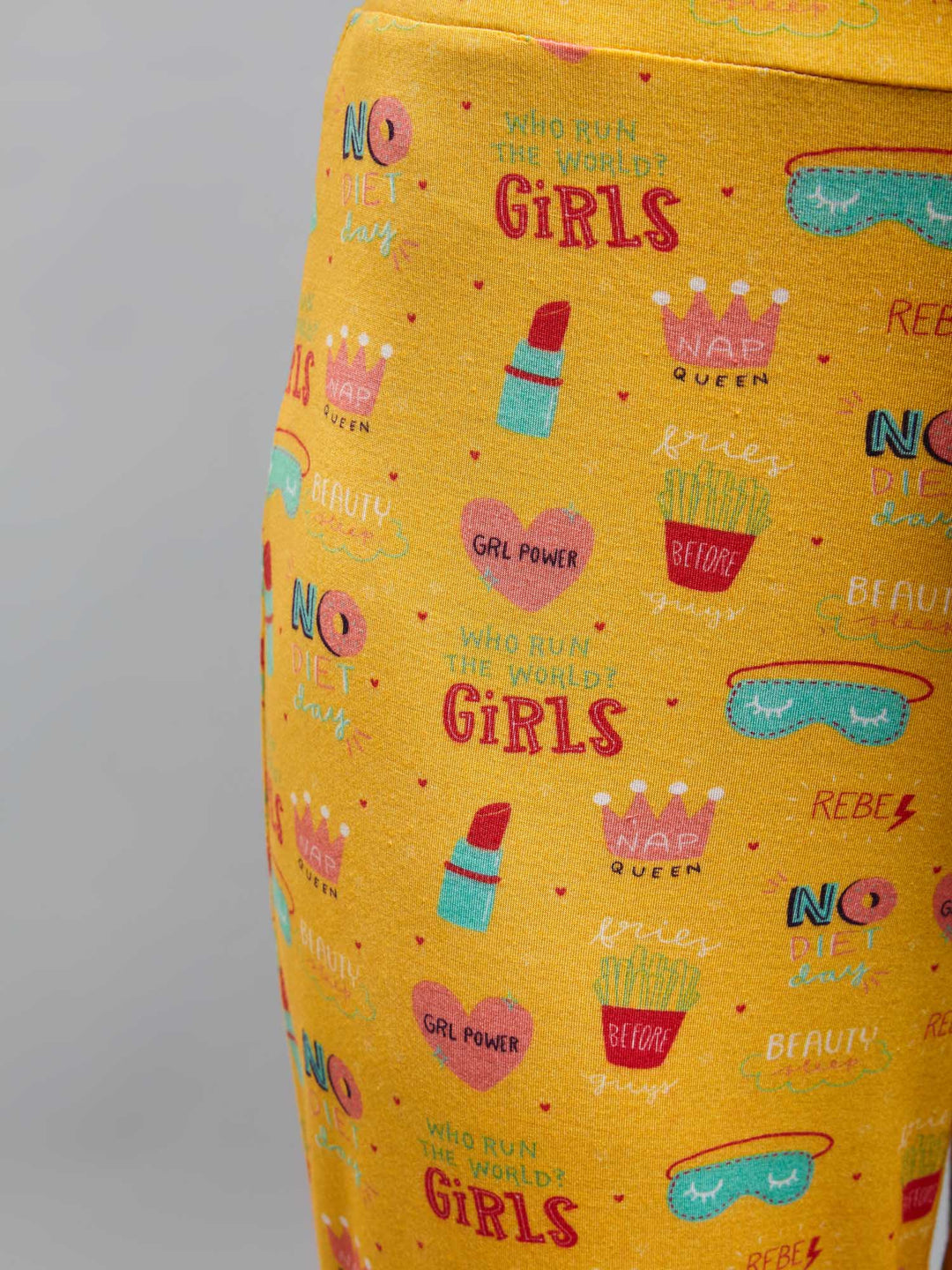 Girl Power Pajamas with vibrant, empowering graphics for girls.