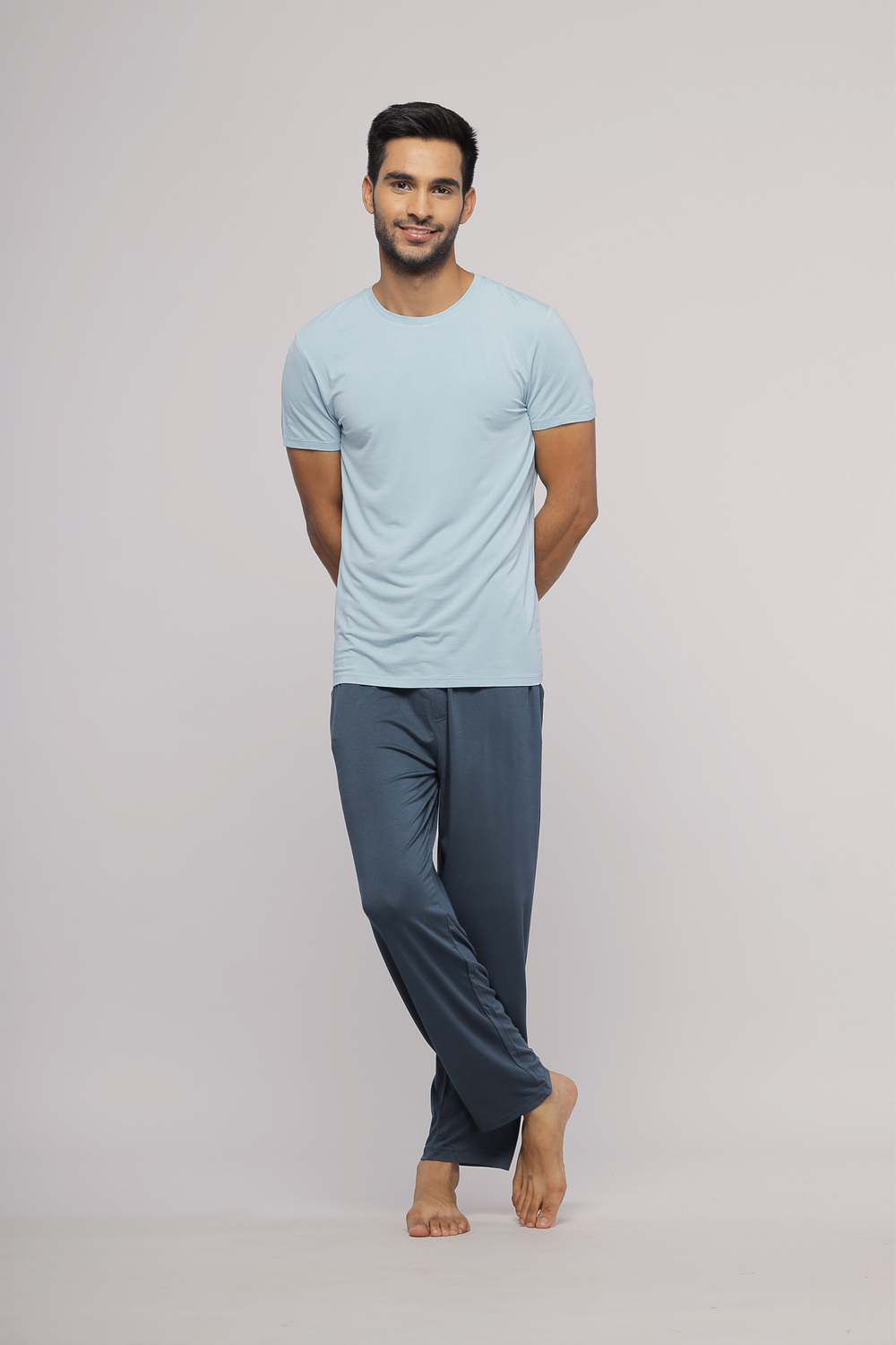 Ombre Blue Mens Pajama Set