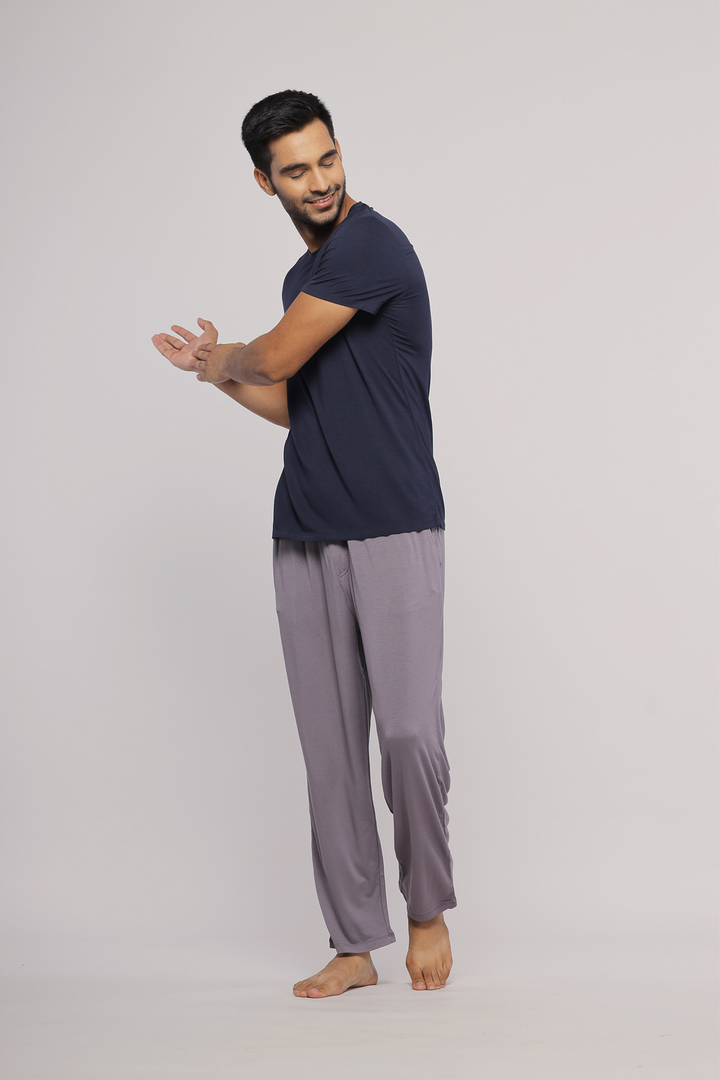 Wanderer Grey Mens Pajama Set - Product Image 2